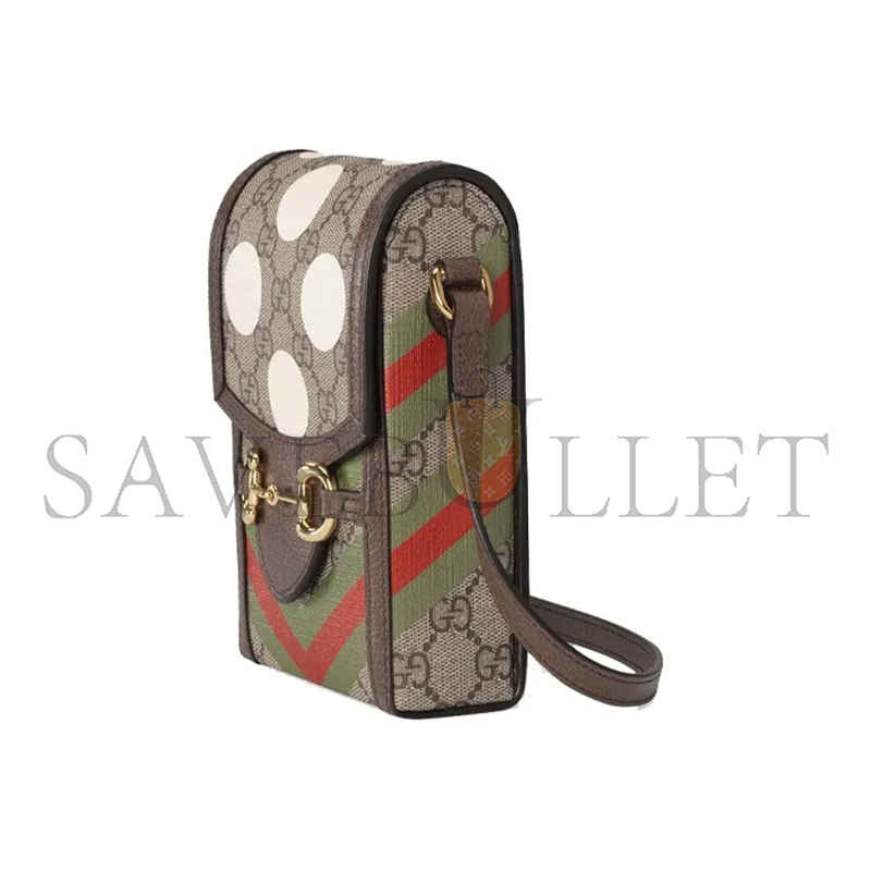 GUCCI HORSEBIT 1955 MINI BAG 625615 (11.5*17*4cm)